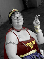 Wonder Woman's Smoke Break
